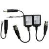 2 PCS Pasivo Balun Twisted Par Transceptor (negro)
