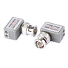 2 PCS 202C-HD CVI / TVI / AHD 1CH Adaptador coaxial balun de video pasivo