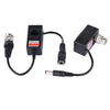 2 PCS HD 213A Coaxial CVI / TVI / AHD Video Audio Power Balun Transceptor