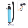 Soporte de luz de flash LED Sponge Steadicam Monopie de mano con cardán para cámara SLR (azul)