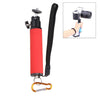 Soporte de luz de flash LED Esponja Steadicam Monopie de mano con cardán para cámara SLR (Rojo)