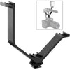 Soporte en V de triple zapata de 12,5 cm (negro)