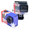 Pegatina de estuche retro de la bandera de la bandera para Gopro Hero3 + / 3