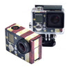 Etiqueta engomada retra de la caja del modelo de la bandera de EEUU para Gopro Hero3 + / 3