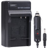 Cargador de batería para cámara digital para SANYO DBL20 (negro)