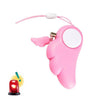 Angel Wing Anti-Rolle Device Alarma personal, autodefensa defender lobo, mini alarma con sonido de alarma de 90dB para niña y niños (rosa)