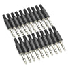 Conector adaptador de enchufe de Audio de 6,5 mm (20 PC en un paquete, el precio es de 20 PC)