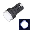 Lámpara de luz indicadora de señal LED 12V AD16-22D / S 22mm (blanco)