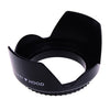Parasol de lente de 67 mm para cámaras (montaje con tornillo) (negro)
