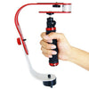 Estabilizador de video portátil DEBO para videocámara con cámara DSLR, UF-007 (rojo)