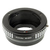 Lente MD a anillo escalonado de montaje de lente M4 / 3 (negro)