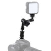 Brazo mágico articulado de 7 pulgadas para linterna de cámara DSLR / luz LED / monitor LCD (negro)