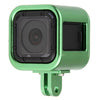Carcasa Shell CNC Aleación de aluminio Jaula protectora con cobertura de seguros para GOPRO HERO5 SESIÓN / SESIÓN DE HERO4 SESIÓN / SESIÓN DE HERO (verde)