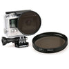 Filtro de lente CPL de círculo redondo de 52 mm para gopro héroe 4/3+, Xiaoyi Cámaras deportivas y otras cámaras deportivas Dive Housing