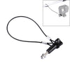 Cordón / correa de acero inoxidable con tornillo para GoPro HERO9 Black / HERO8 Black / 7/6/5/5 Session / 4/3 + / 3/2/1 (Negro)