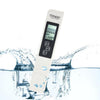 Monitor LCD multifunción digital Herramienta de prueba de medición de agua del medidor de TDS y EC (beige)