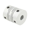 CNC Stepper Motor Acoplamiento flexible Acoplamiento (6.35x6.35mm) (Plata)