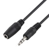 Cable convertidor macho de 3,5 mm a hembra de 3,5 mm, 1,5 m