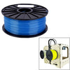 Filamentos de impresora 3D transparentes PLA de 1,75 mm (azul)