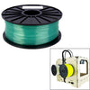 Filamentos de impresora 3D transparentes PLA de 1,75 mm (verde)