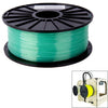Filamentos de impresora 3D transparentes PLA de 3,0 mm, aproximadamente 115 m (verde)