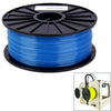 Filamentos de impresora 3D transparentes PLA de 3,0 mm, aproximadamente 115 m (azul)