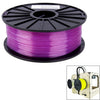 Filamentos de impresora 3D transparentes PLA de 3,0 mm, aproximadamente 115 m (púrpura)