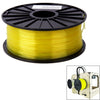 Filamentos de impresora 3D transparentes PLA de 3,0 mm, aproximadamente 115 m (amarillo)