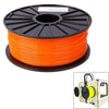Filamentos de impresora 3D ABS serie color de 1,75 mm, aproximadamente 395 m (naranja)