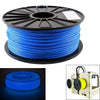 Filamentos luminosos de impresora 3D PLA de 1,75 mm, aproximadamente 345 m (azul)