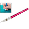 WLXY-9310, WLXY Herramienta de herramienta Cuchilla de precisión con cuchilla reemplazable para esteras Talla / Puntuación / Recorte, Oal: 145 mm, Tamaño: 121 mm x 6 mm de diámetro