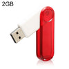 Disco flash USB de 2GB (rojo)