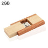 Disco flash USB de material de madera de 2 GB