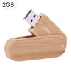 Disco flash USB de material de madera de 2 GB
