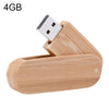 Disco flash USB de madera de 4 GB