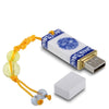 Disco flash USB de porcelana azul y blanca de 4 GB
