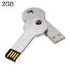 Disco Flash Mini USB 2.0 Serie Metal con Llavero (2GB)