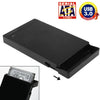 Carcasa externa SATA HDD / SSD de 2,5 pulgadas, sin herramientas, interfaz USB 3.0 (negro)