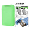 Tanque de almacenamiento HDD de 2,5 pulgadas, compatible con HDD IDE / SATA de 2x 2,5 pulgadas (verde claro)