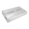 Estuche externo HDD SATA de 3,5 pulgadas, compatible con USB 2.0 (plateado)
