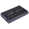 Estuche externo HDD SATA de 3,5 pulgadas, compatible con USB 2.0 (negro)