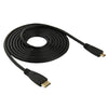 Cable adaptador Mini HDMI macho a Micro HDMI macho de 1,8 m