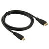 Cable adaptador Mini HDMI macho a micro HDMI macho de 1 m