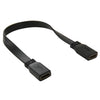 30cm de alta velocidad V1.4 HDMI 19 pines hembra a HDMI 19 pines conector hembra Cable adaptador