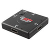 Conmutador HDMI 1080P de 3 puertos (negro)