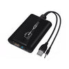 Convertidor líder de video USB 3.0 a HDMI HD para HDTV, compatible con Full HD 1080P (negro)