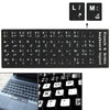 Pegatina de diseño de teclado de aprendizaje en francés y árabe para teclado de computadora portátil / de escritorio