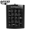 Mini teclado numérico USB con 19 teclas (negro)