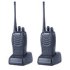 2 PCS BAOFENG BF-888S Radio CB portátil Walkie Talkie Retevis UHF 5W 16CH Radio FM Transceptor (Negro)