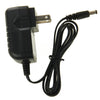 Adaptador de cargador de corriente universal con enchufe de EE. UU. De 500 mA con salida de 10 V para cargador de walkie talkie (negro)